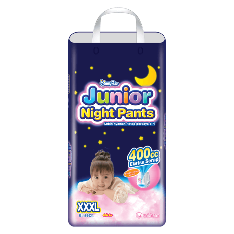 MamyPoko Junior Night Pants  (Celana Malam) XXXL Girl